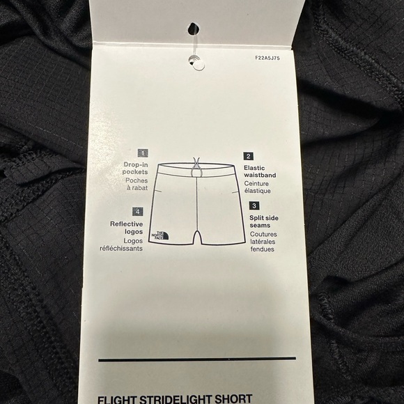 The North Face Men’s Flight Stridelight Shorts in TNF Black Large x 6” inseam - Picture 11 of 12